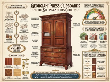 Georgian Press Cupboards Guide Infographic