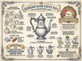 Georgian Silver Coffee Pots Guide Infographic