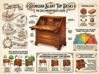 Georgian Slant Top Desks Guide Infographic