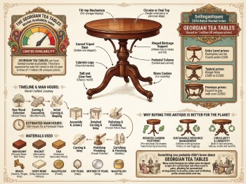 Georgian Tea Tables Guide Infographic