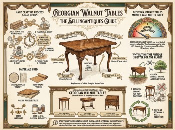Georgian Walnut Tables Guide Infographic
