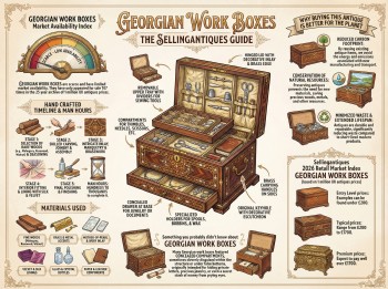 Georgian Work Boxes Guide Infographic