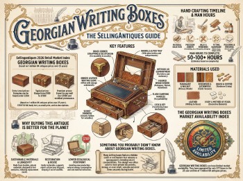 Georgian Writing Boxes Guide Infographic