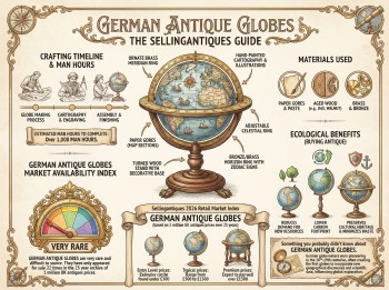 German Antique Globes Guide Infographic