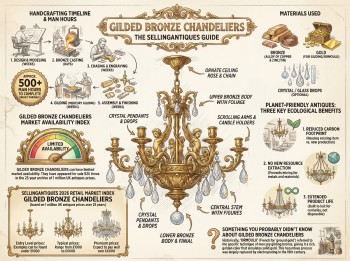 Gilded Bronze Chandeliers Guide Infographic