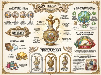 Gilded Glass Jugs Guide Infographic