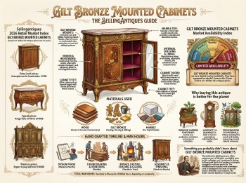 Gilt Bronze Mounted Cabinets Guide Infographic