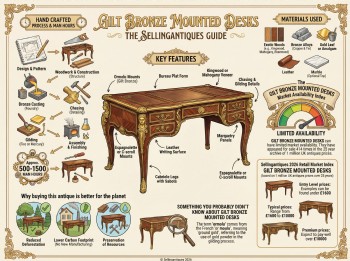 Gilt Bronze Mounted Desks Guide Infographic