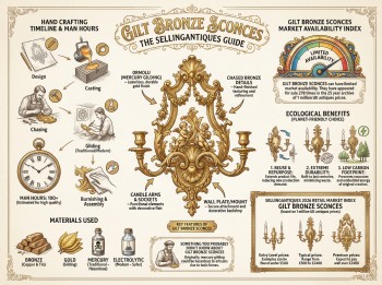 Gilt Bronze Sconces Guide Infographic