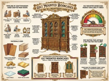 Gilt Mounted Bookcases Guide Infographic