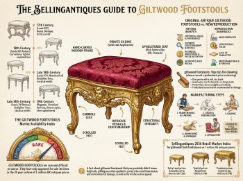Giltwood Footstools Guide Infographic