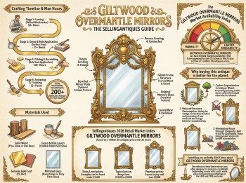 Giltwood Overmantle Mirrors Guide Infographic