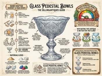 Glass Pedestal Bowls Guide Infographic