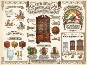 Glazed Georgian Bookcases Guide Infographic