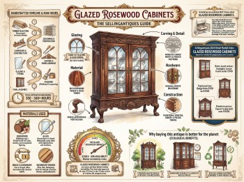 Glazed Rosewood Cabinets Guide Infographic
