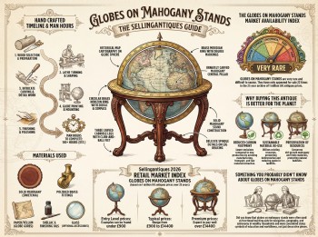 Globes On Mahogany Stands Guide Infographic