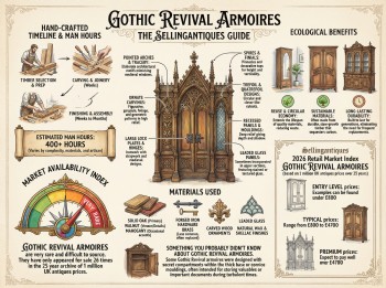 Gothic Revival Armoires Guide Infographic