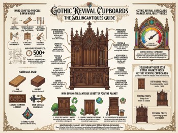 Gothic Revival Cupboards Guide Infographic