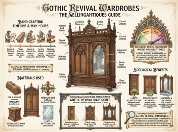 Gothic Revival Wardrobes Guide Infographic