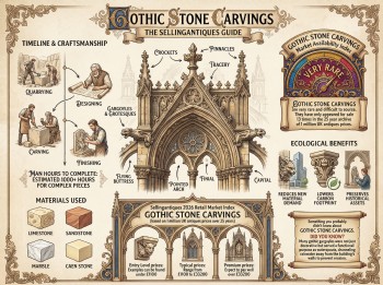 Gothic Stone Carvings Guide Infographic