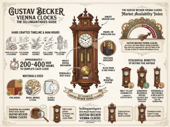 Gustav Becker Vienna Clocks Guide Infographic
