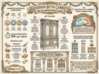 Gustavian Style Cabinets Guide Infographic