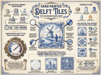 Hand Painted Delft Tiles Guide Infographic
