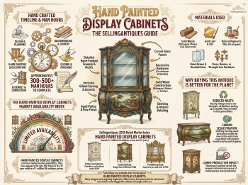 Hand Painted Display Cabinets Guide Infographic