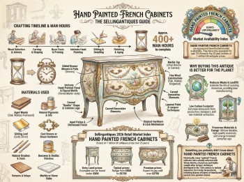 Hand Painted French Cabinets Guide Infographic