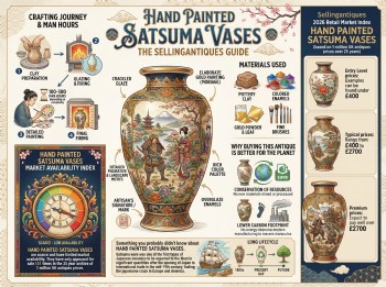 Hand Painted Satsuma Vases Guide Infographic