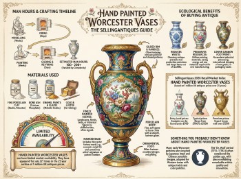 Hand Painted Worcester Vases Guide Infographic