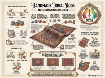 Handmade Tribal Rugs Guide Infographic