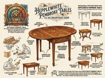 Hepplewhite Pembroke Tables Guide Infographic