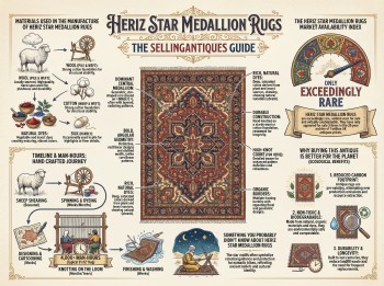 Heriz Star Medallion Rugs Guide Infographic