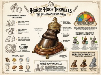 Horse Hoof Inkwells Guide Infographic