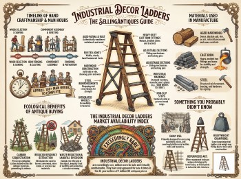Industrial Decor Ladders Guide Infographic