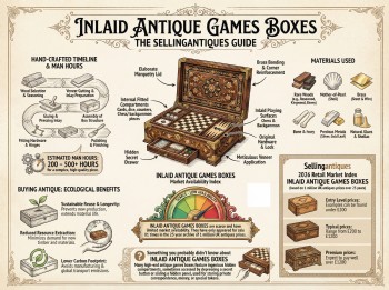 Inlaid Antique Games Boxes Guide Infographic