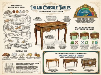 Inlaid Console Tables Guide Infographic