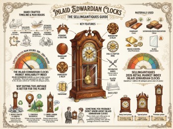 Inlaid Edwardian Clocks Guide Infographic