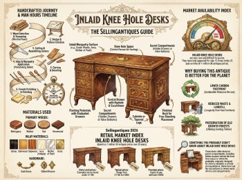 Inlaid Knee Hole Desks Guide Infographic