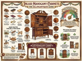 Inlaid Mahogany Cabinets Guide Infographic