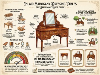 Inlaid Mahogany Dressing Tables Guide Infographic