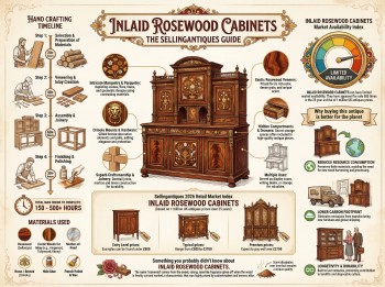 Inlaid Rosewood Cabinets Guide Infographic