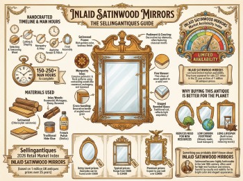 Inlaid Satinwood Mirrors Guide Infographic