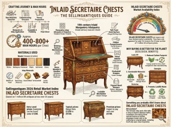 Inlaid Secretaire Chests Guide Infographic