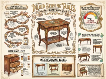 Inlaid Serving Tables Guide Infographic