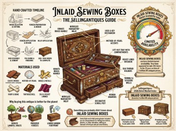 Inlaid Sewing Boxes Guide Infographic