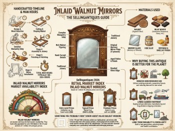 Inlaid Walnut Mirrors Guide Infographic