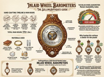 Inlaid Wheel Barometers Guide Infographic