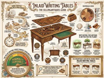 Inlaid Writing Tables Guide Infographic